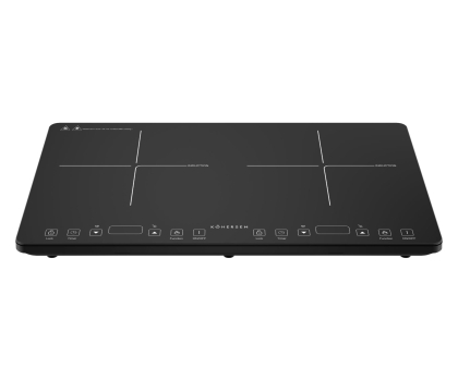 Płyta grzewcza Kohersen Kuchenka indukcyjna Black Matt Double